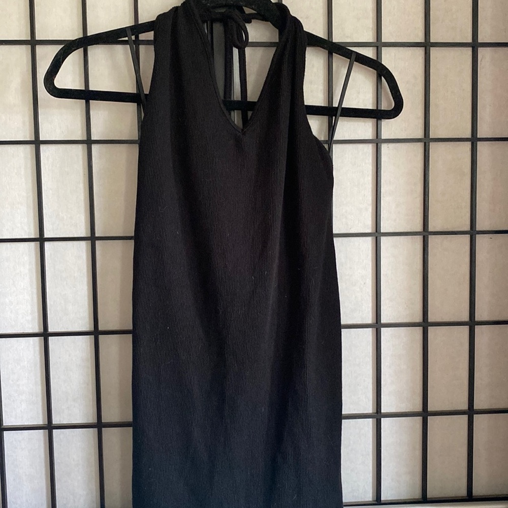 Tie up mini dress